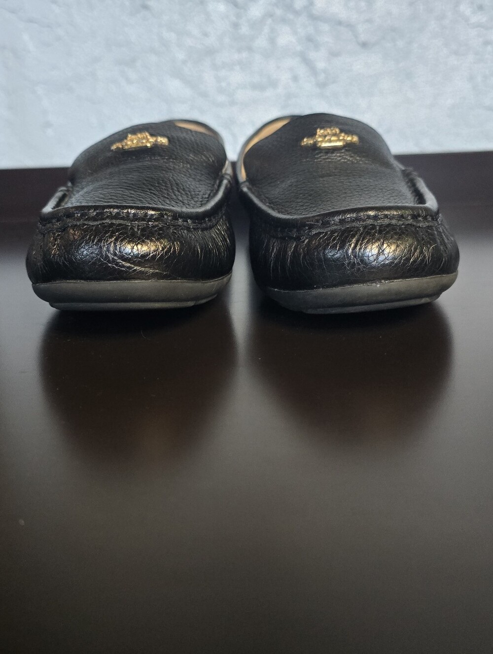 Coach Women's Size 8.5 Driving Loafers in Soft Black Leather - Picture 3 of 6